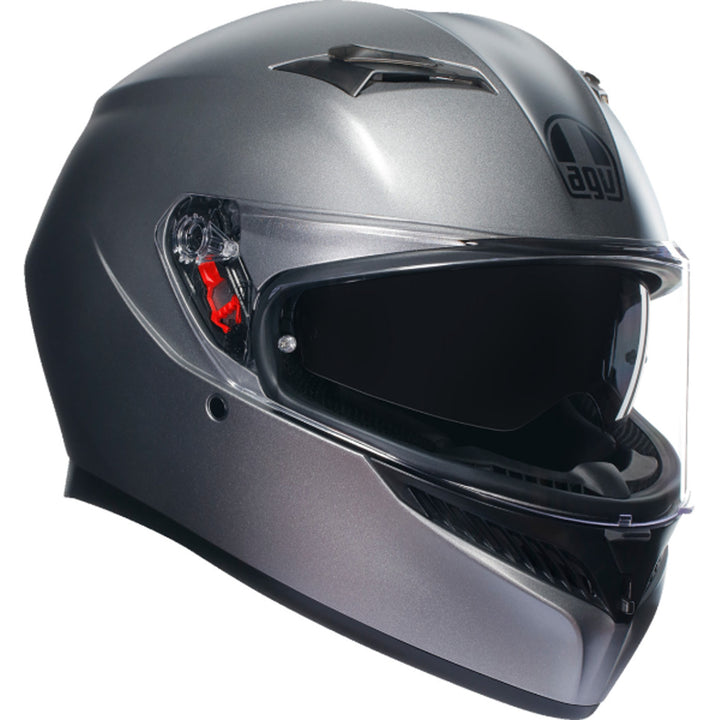 AGV K3 Solid Hemet Matte Rodio Gray - Front Right Side View