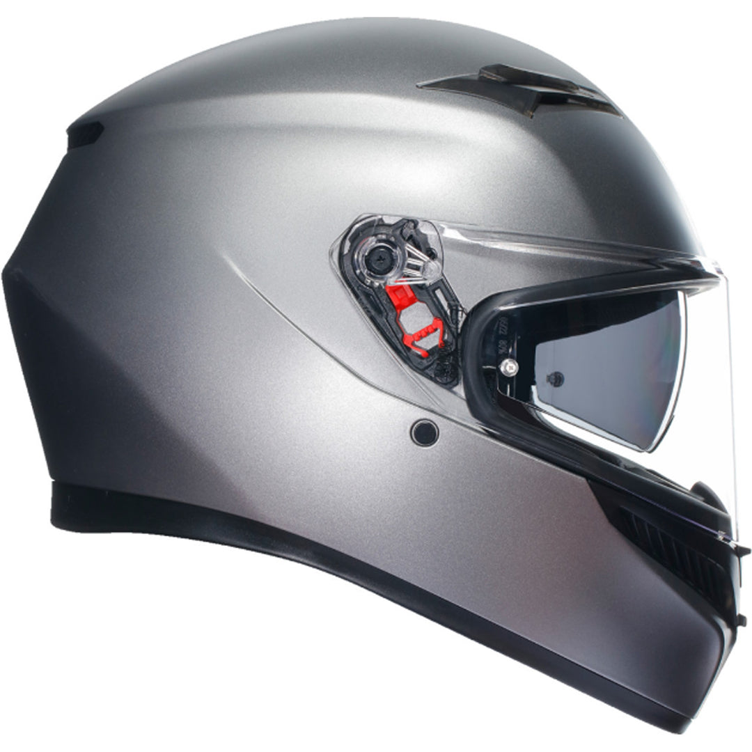 AGV K3 Solid Hemet Matte Rodio Gray - Right Side View