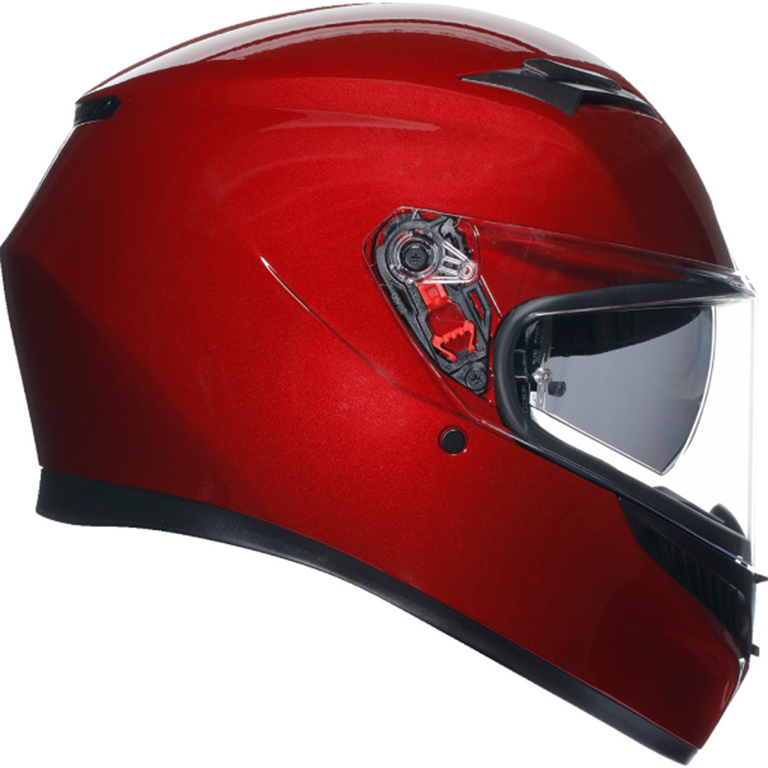 AGV K3 Solid Hemet Competizione Red - Right Side View