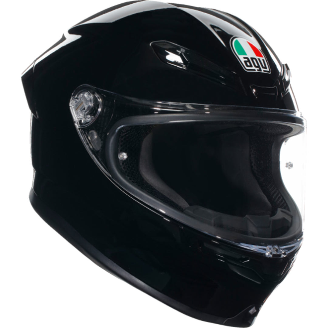 AGV K6 S Solid Helmet Black - Front Right Side View