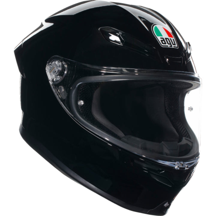 AGV K6 S Solid Helmet Black - Front Right Side View