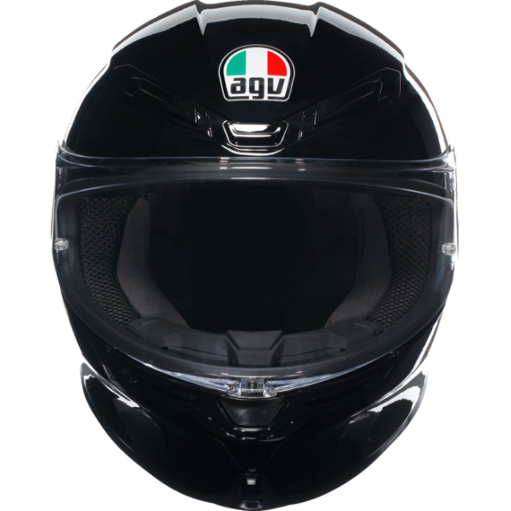 AGV K6 S Solid Helmet Black - Front View