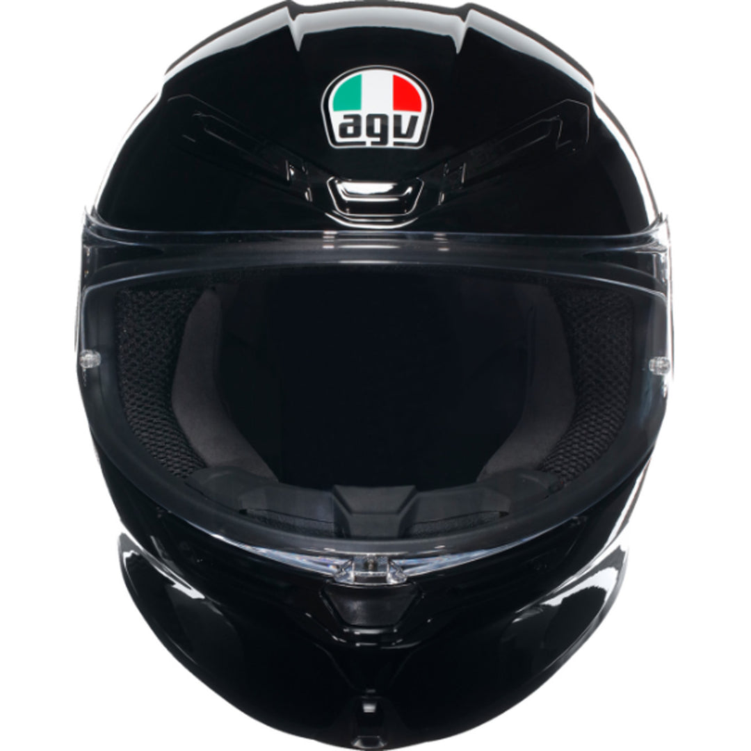 AGV K6 S Solid Helmet Black - Front View