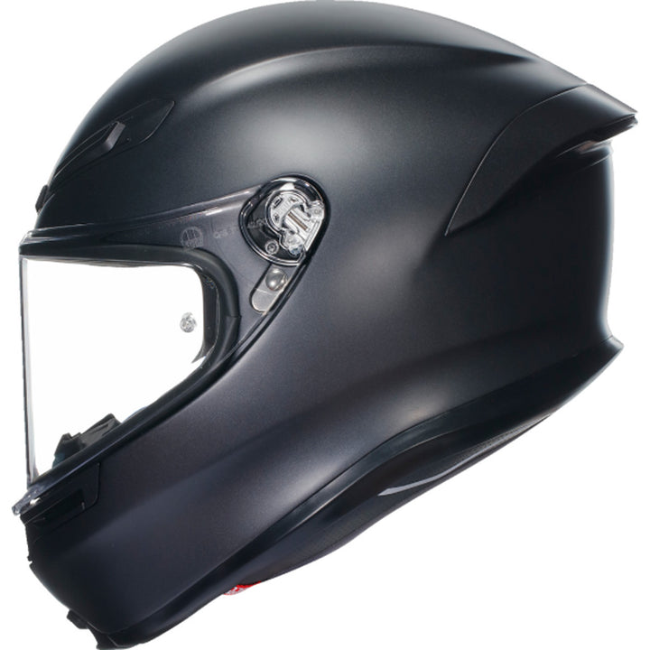 AGV K6 S Solid Helmet Matte Black - Left Side View