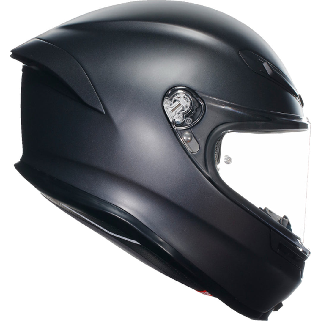 AGV K6 S Solid Helmet Matte Black - Right Side View