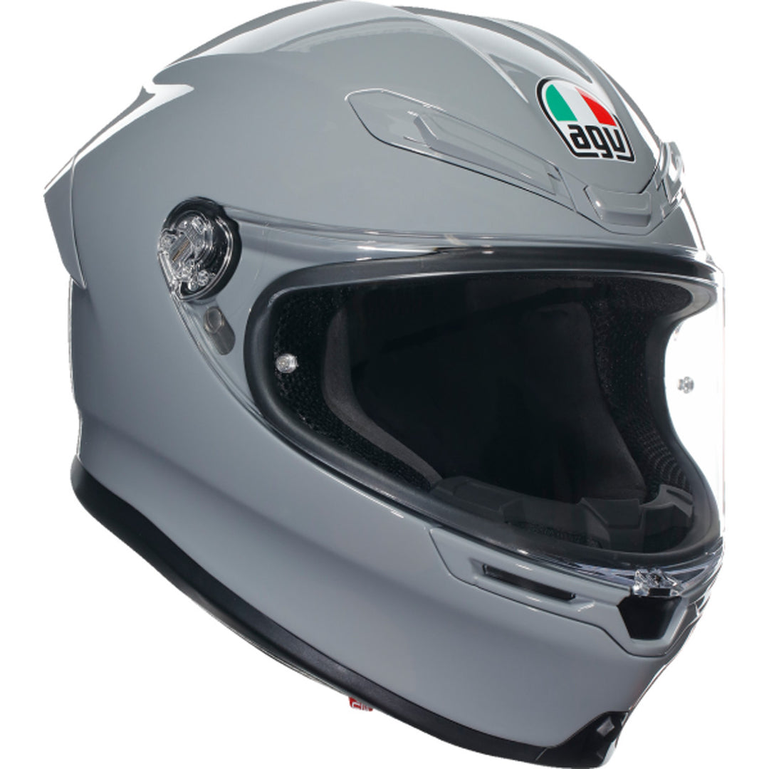 AGV K6 S Solid Helmet Nardo Gray - Front Right Side View