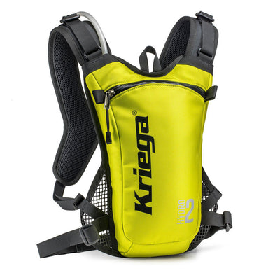 Kriega Hydro-2 Hydration Pack Lime - Front View