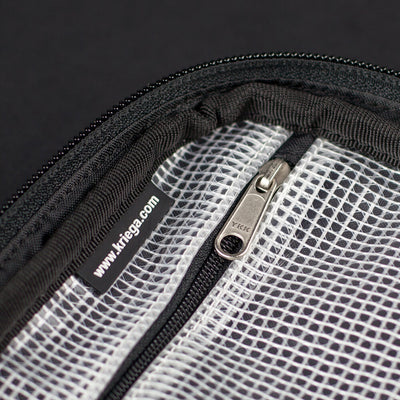 Kriega Kube Organizer - Close-Up of Inner Zippered Pocket