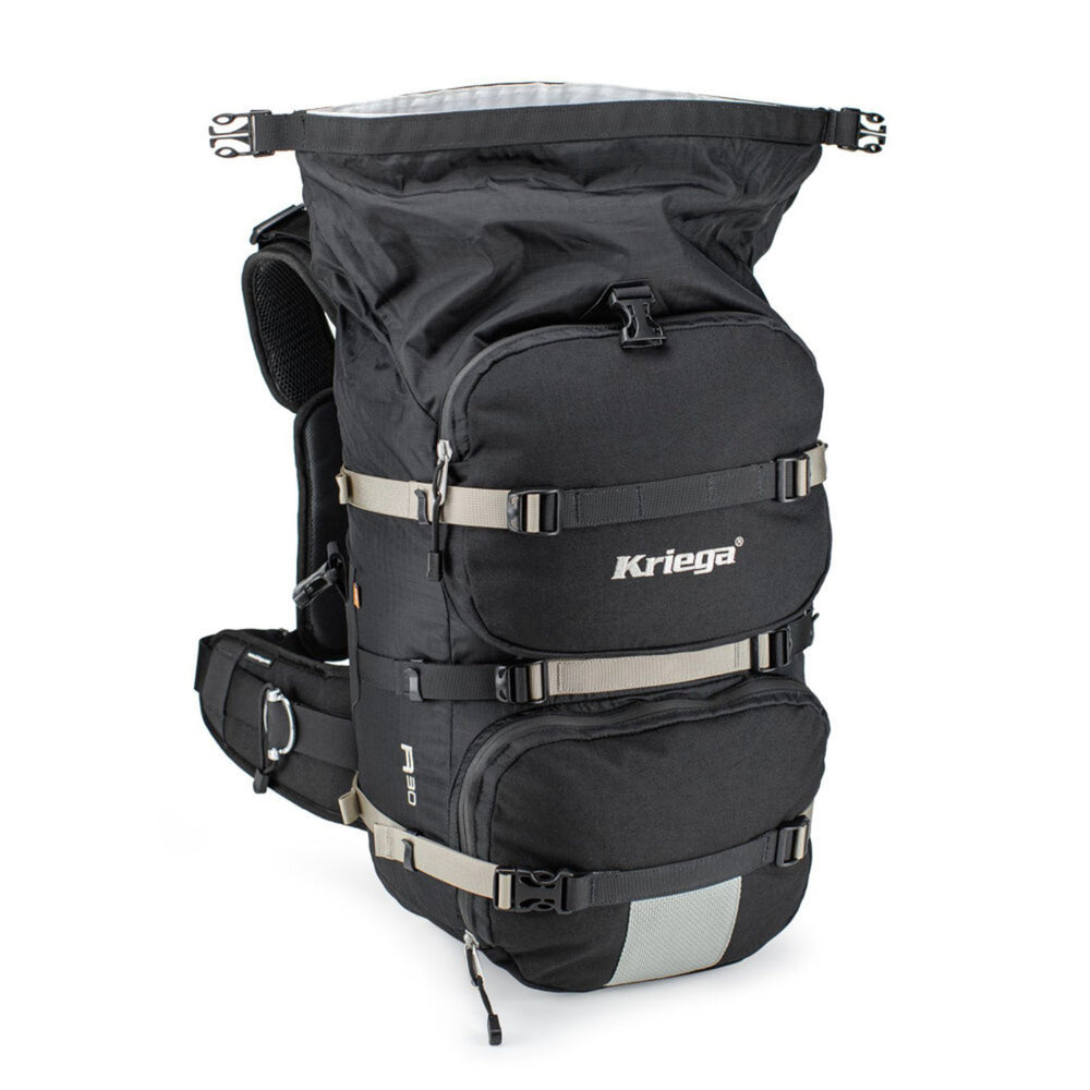 Kriega R30 Backpack - Front View with Top Section Opened