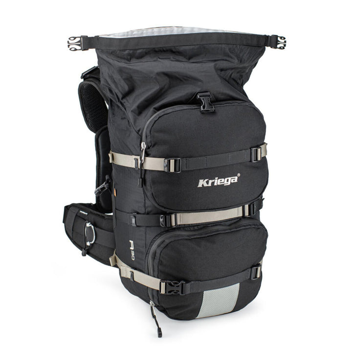 Kriega R30 Backpack - Front View with Top Section Opened