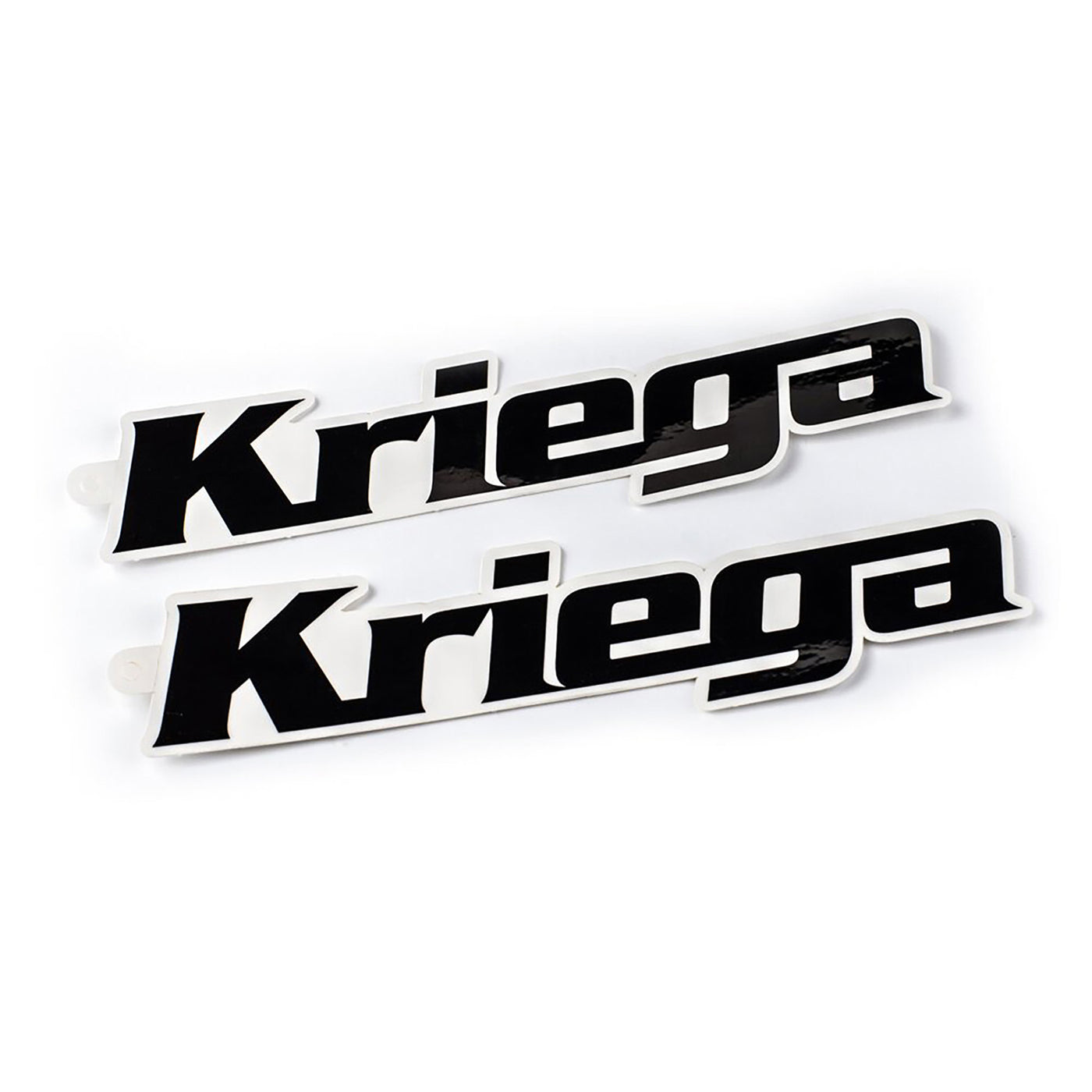 Kriega KRIEGA Stickers Black - Flat View of Pair