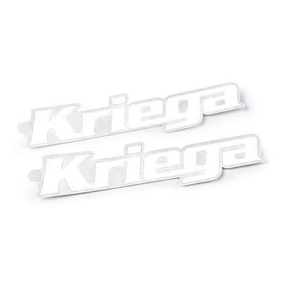 Kriega KRIEGA Stickers White - Flat View of Pair