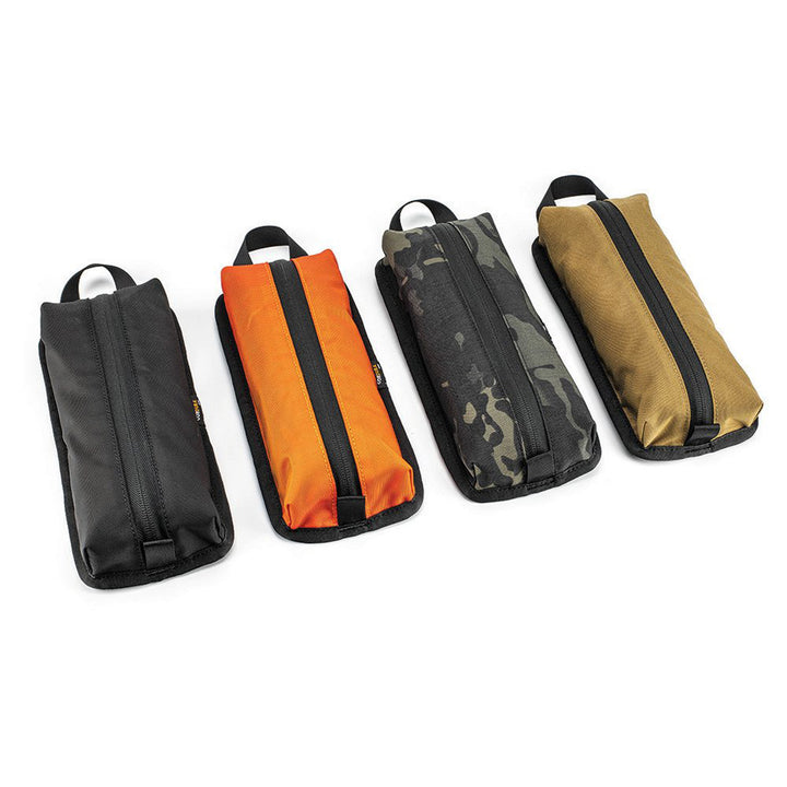 Kriega Tool Pouch - Front View of All Four Color Options Lined Up Side-by-Side
