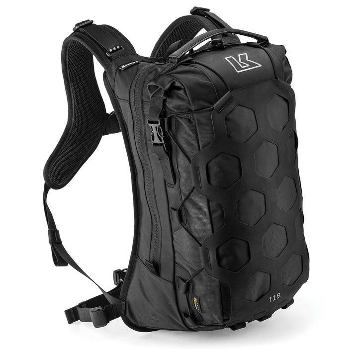 Kriega Trail 18 Adventure Backpack Black - Front View