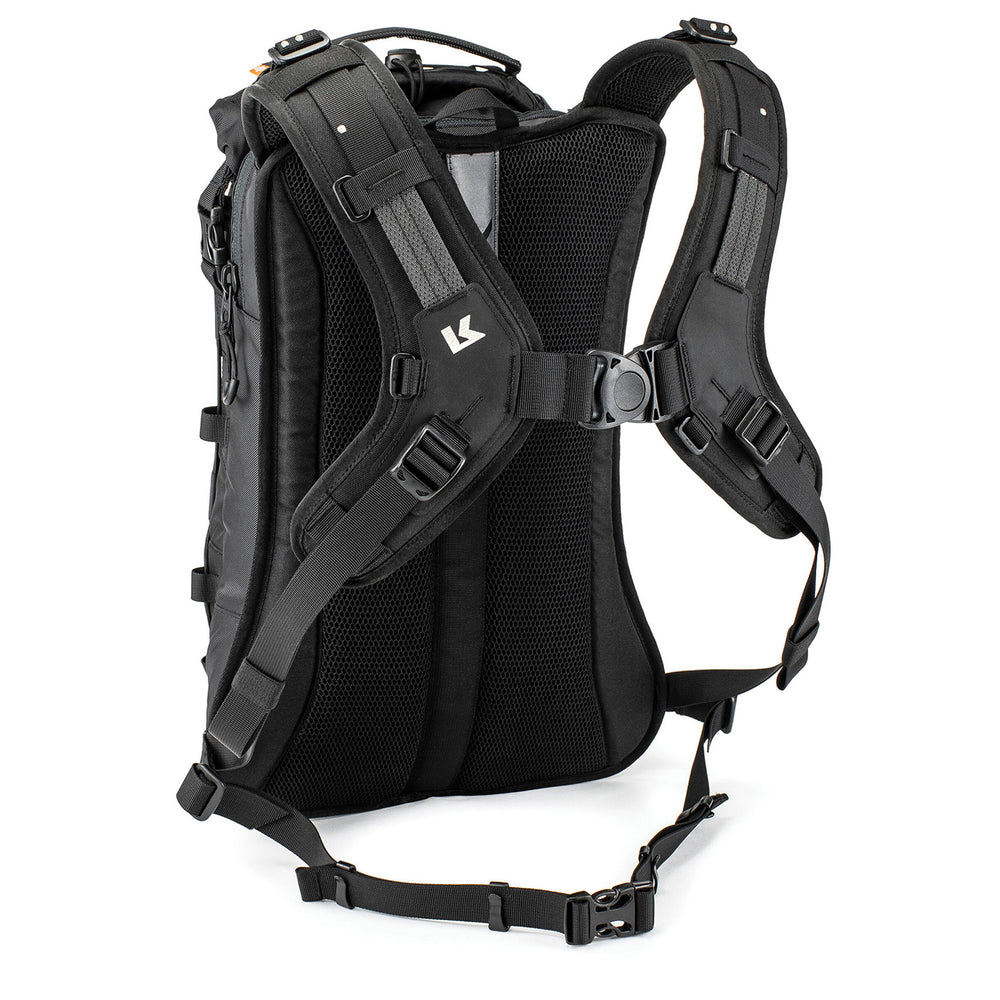 Kriega Trail 18 Adventure Backpack Black - Rear View