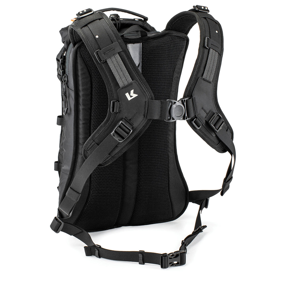 Kriega Trail 18 Adventure Backpack Black - Rear View