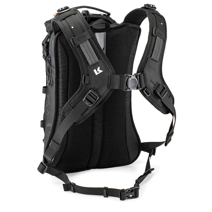 Kriega Trail 18 Adventure Backpack Black - Rear View