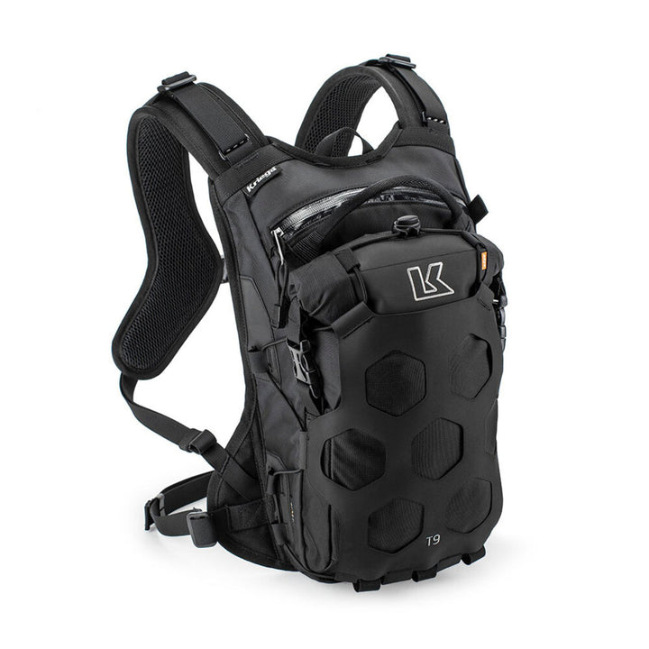 Kriega Trail 9 Adventure Backpack Black - Front View
