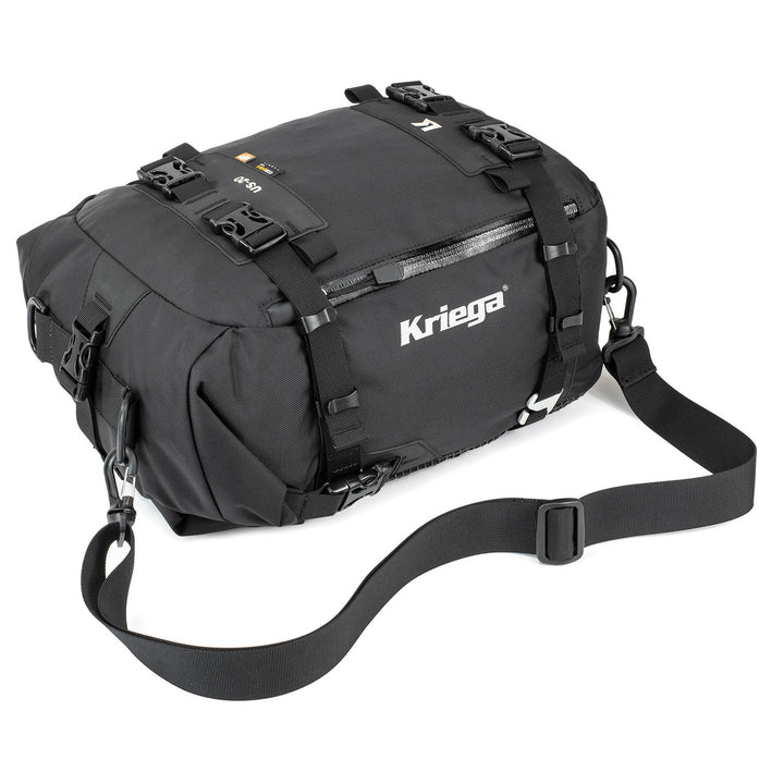 Kriega US-20 Drypack - Angled Side View with Shoulder Strap