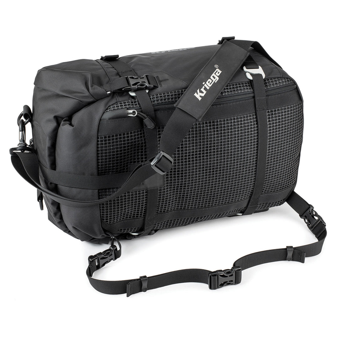 Kriega US-30 Drypack - Angled Rear View with Shoulder Strap