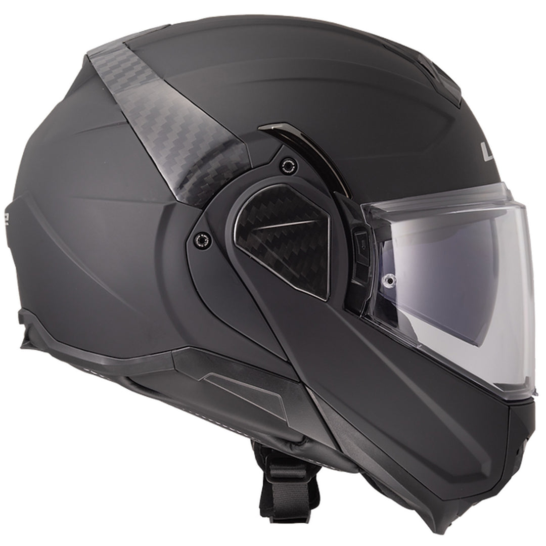 LS2 Helmets Advant II Solid Helmet Matte Black - Right Side View