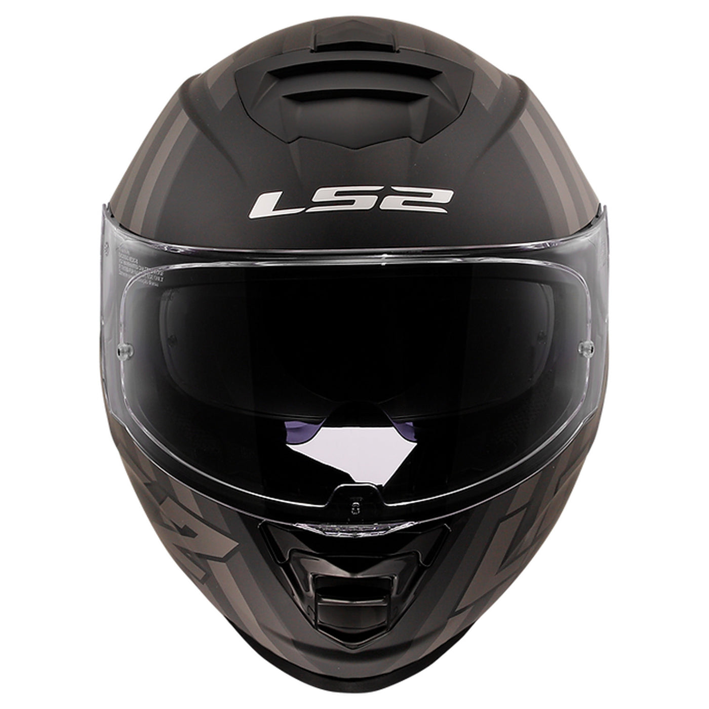 LS2 Helmets Assault Flag Helmet Matte Black - Front View