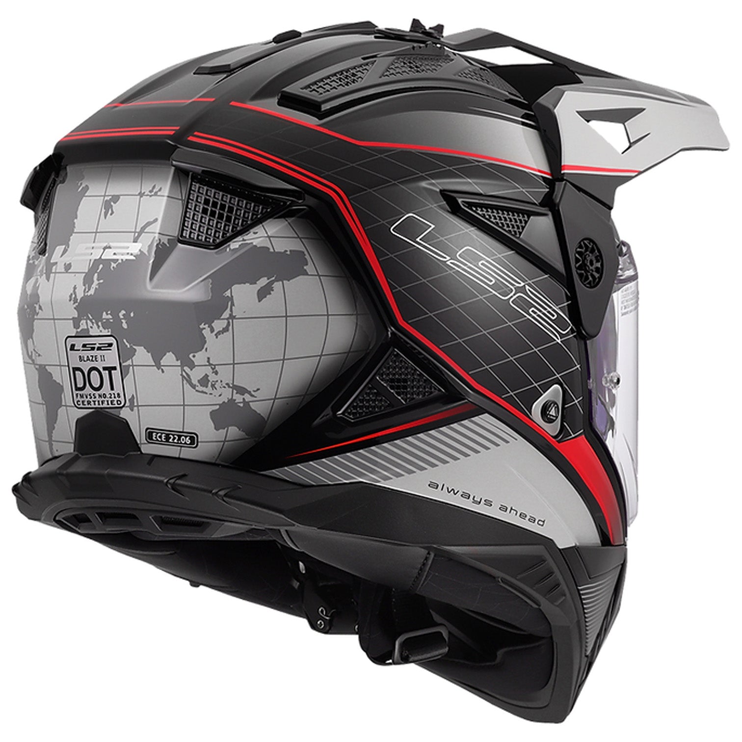 LS2 Blaze II 100th Meridian Dual Sport Helmet | Sprocketz