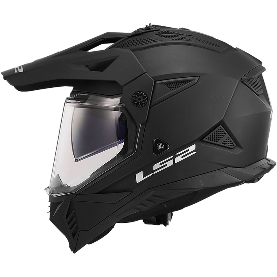 LS2 Helmets Blaze II Solid Helmet Matte Black - Left Side View