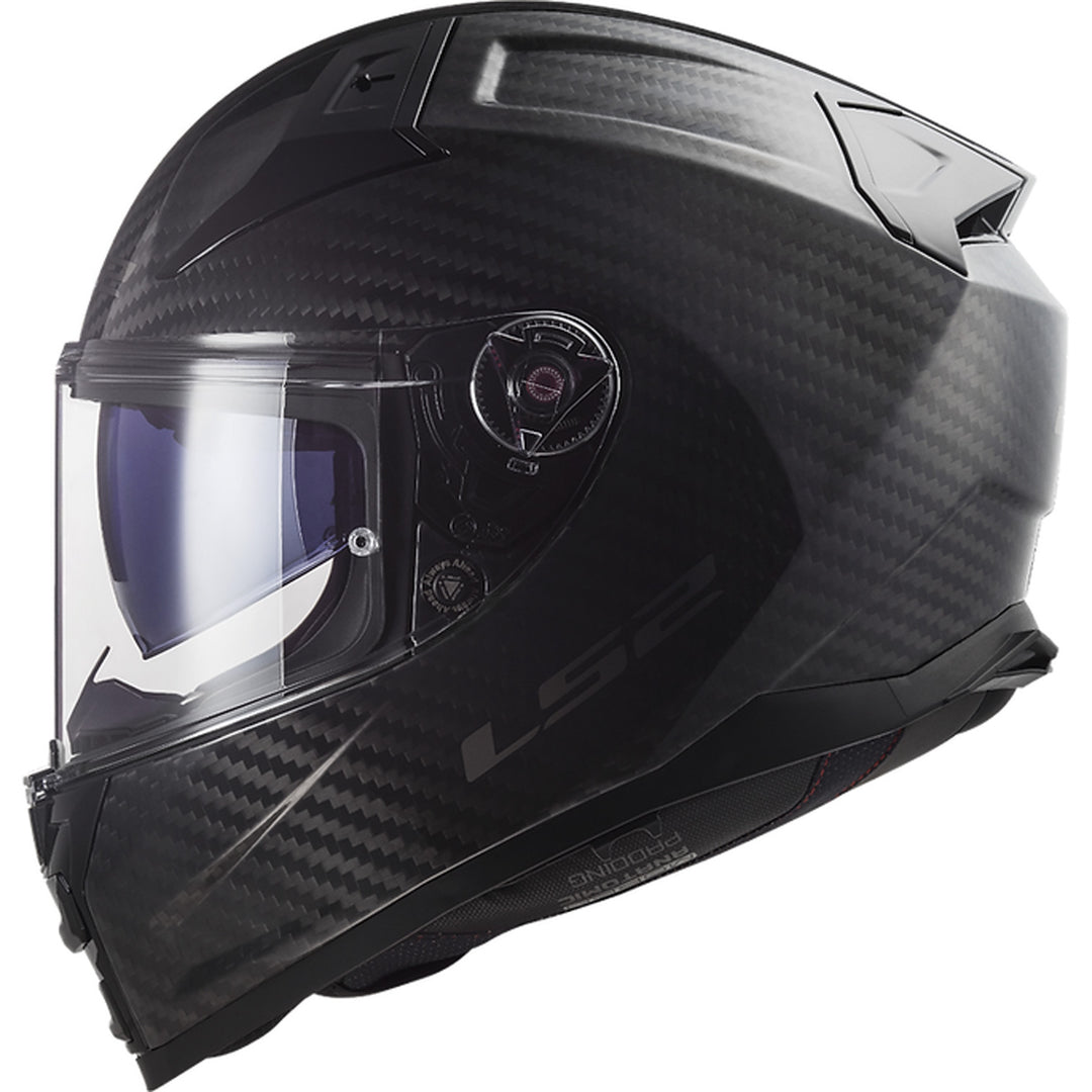 LS2 Helmets Citation II Carbon Helmet Gloss Carbon - Side View