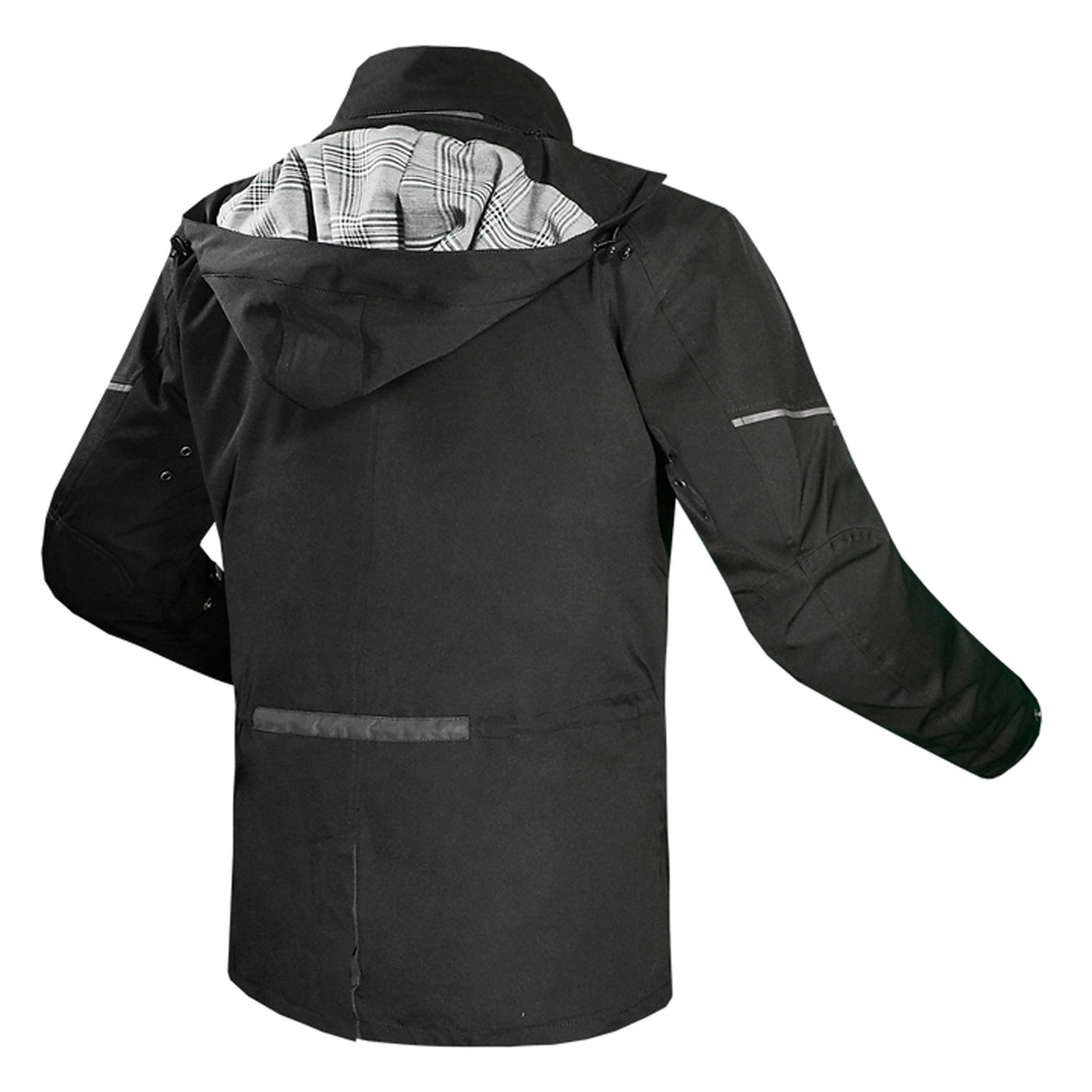 LS2 Helmets Rambla EVO Men's Urban Jacket Black - Rear View