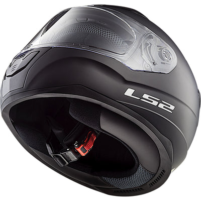 LS2 Helmets Rapid II Solid Helmet Matte Black - Angled Left Side View