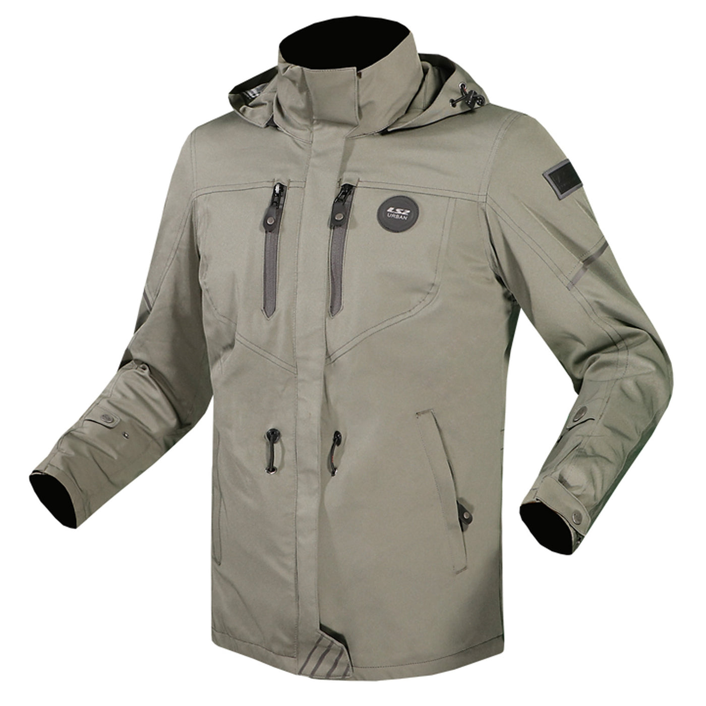 LS2 Helmets Rambla EVO Women's Urban Jacket Khaki - Front View