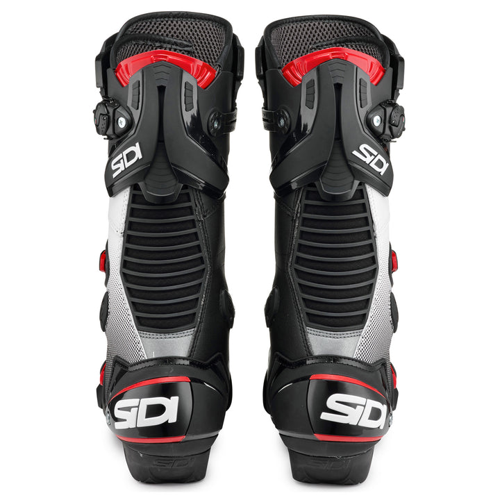 Sidi Mag-1 Boots Black/White - Rear View of Pair