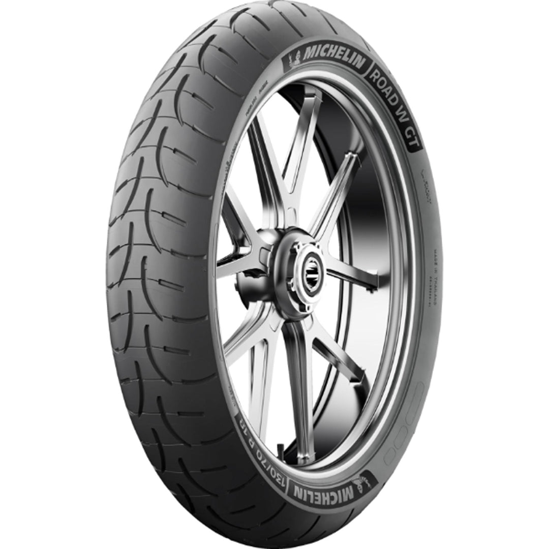 Michelin Road W GT Tire Front - Angled Side View