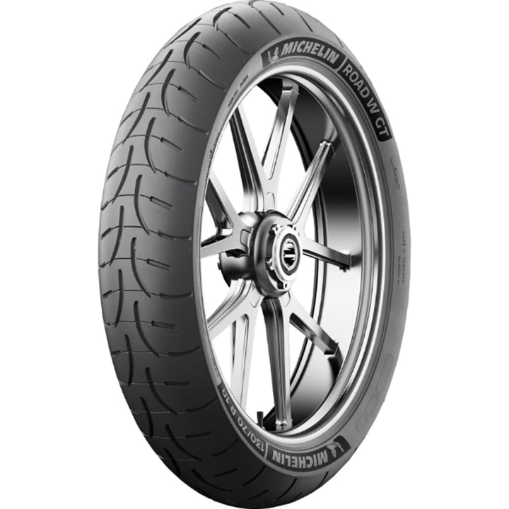 Michelin Road W GT Tire Front - Angled Side View