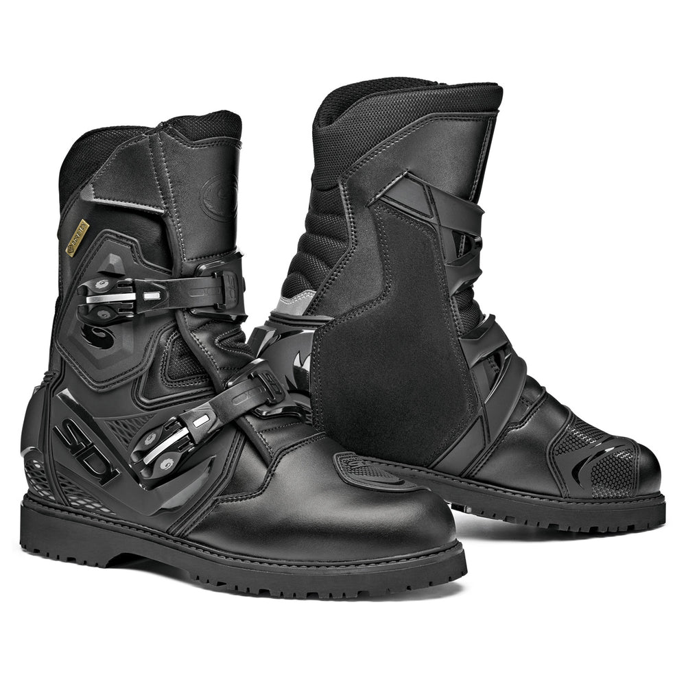 Sidi Mid Adventure 2 Gore Boots Black/Black - Front Side View of Pair