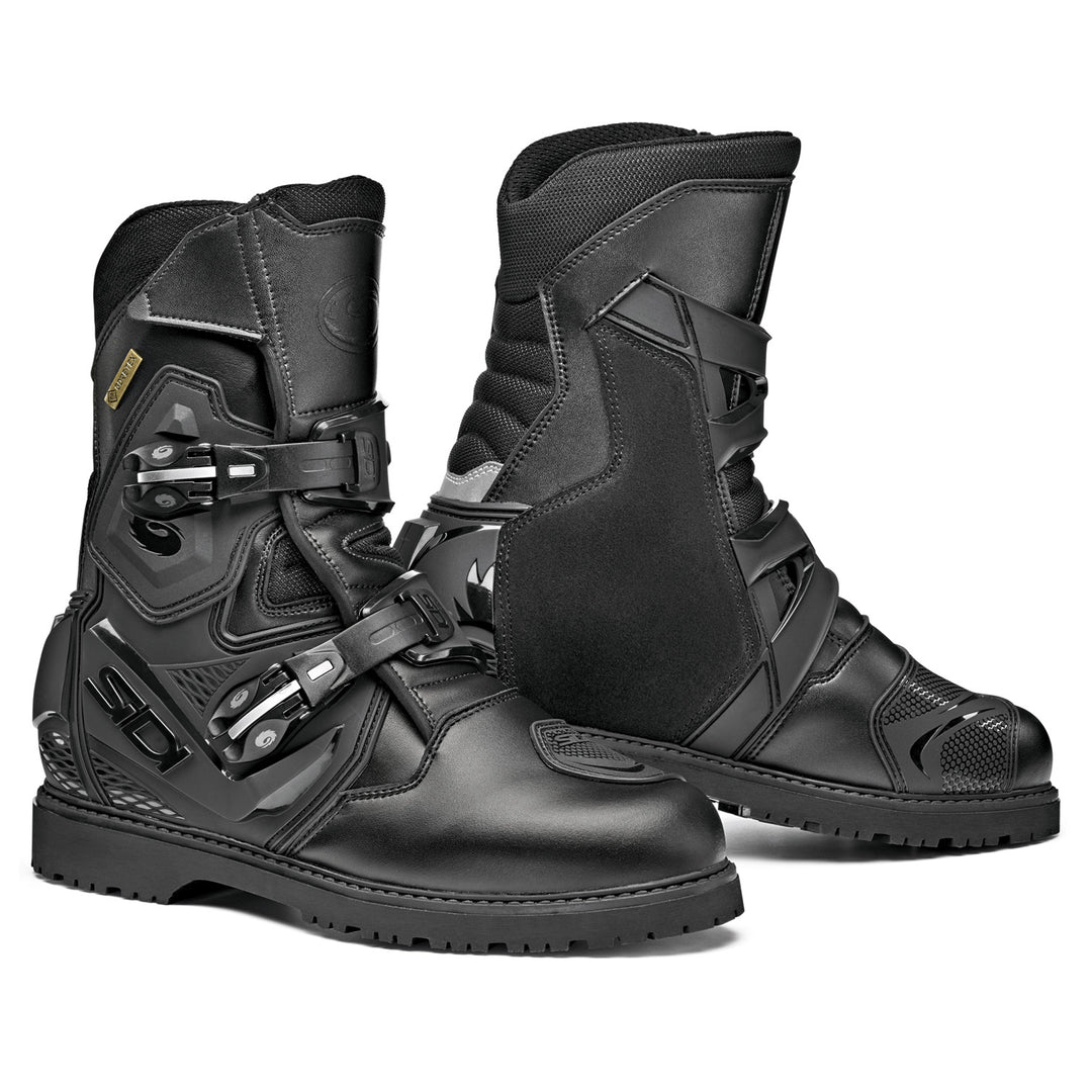 Sidi Mid Adventure 2 Gore Boots Black/Black - Front Side View of Pair