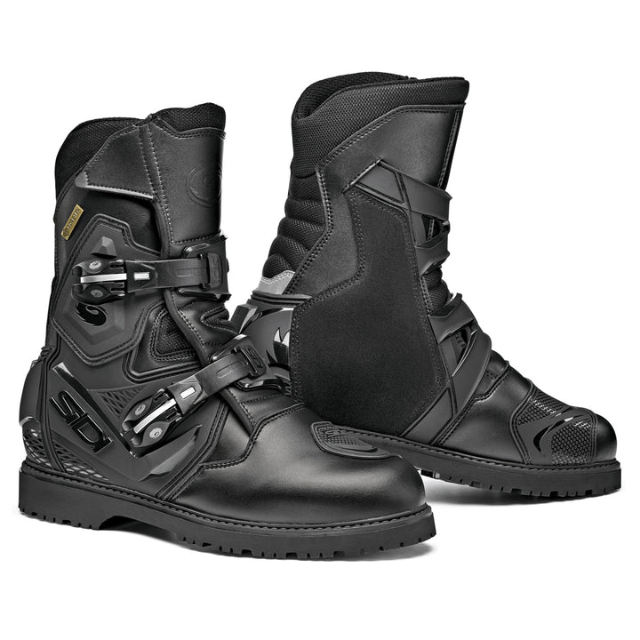 Sidi Mid Adventure 2 Gore Boots Black/Black - Front Side View of Pair