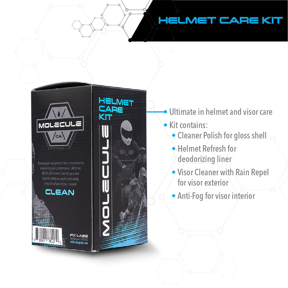 Molecule Helmet Care Kit Regular - Info Graphic
