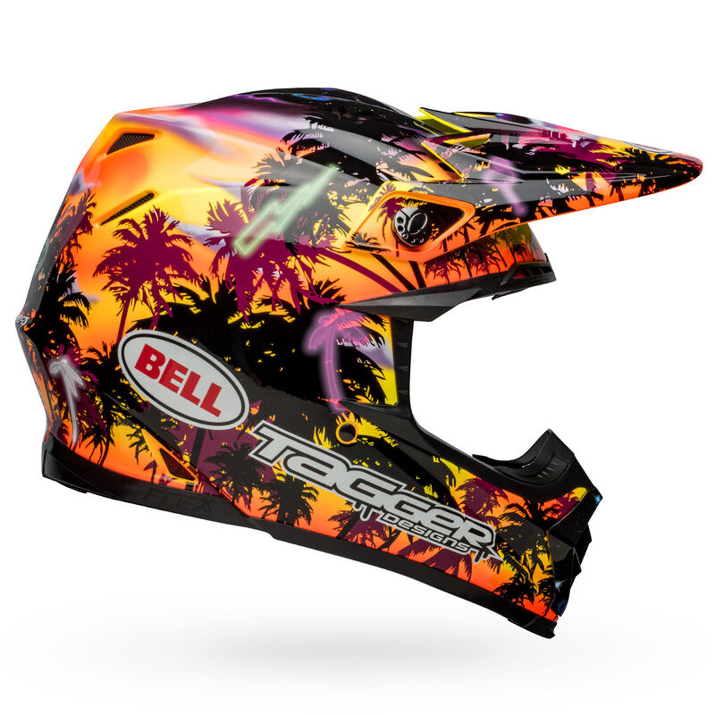Bell Moto-9S Flex Tagger Tropical Fever Helmet