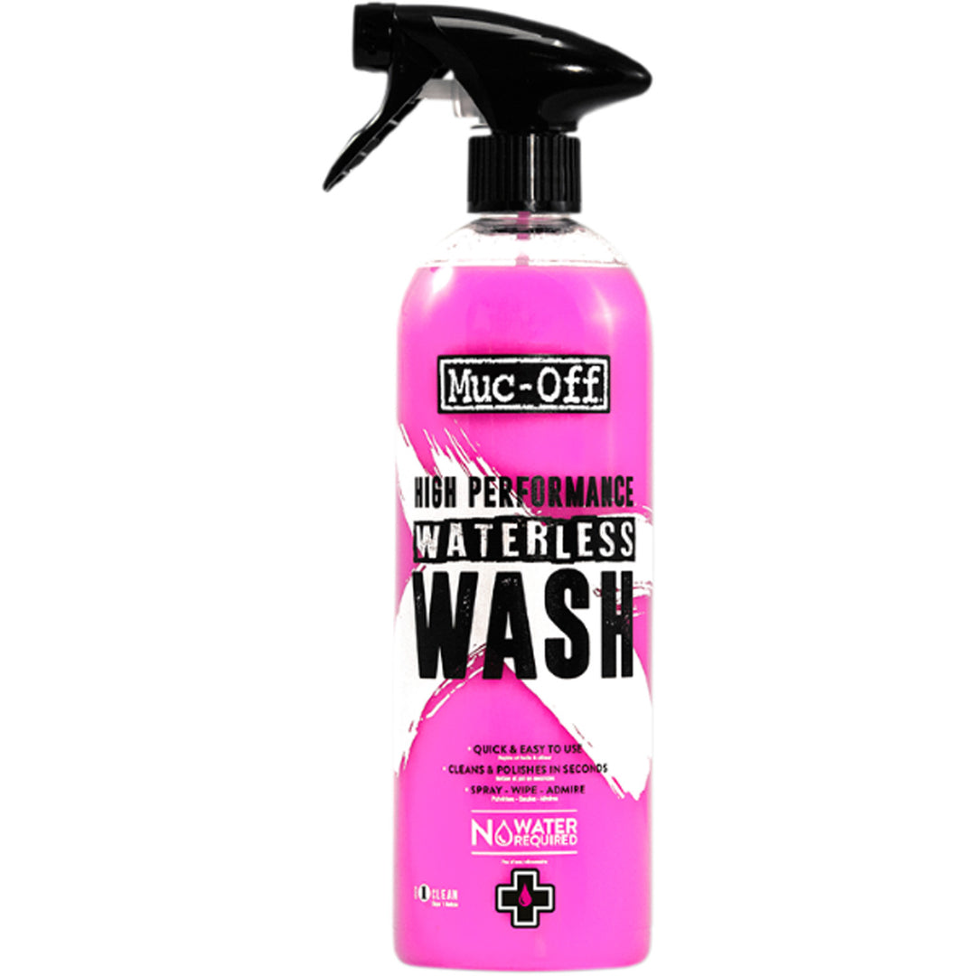 Muc-Off Waterless Wash - 750ml - Front View of Bottle with Sprayer Top