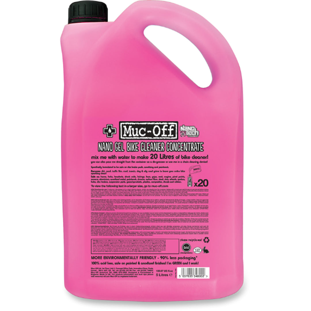 Muc-Off Bike Cleaner Concentrate 5L - Front View of Bottle