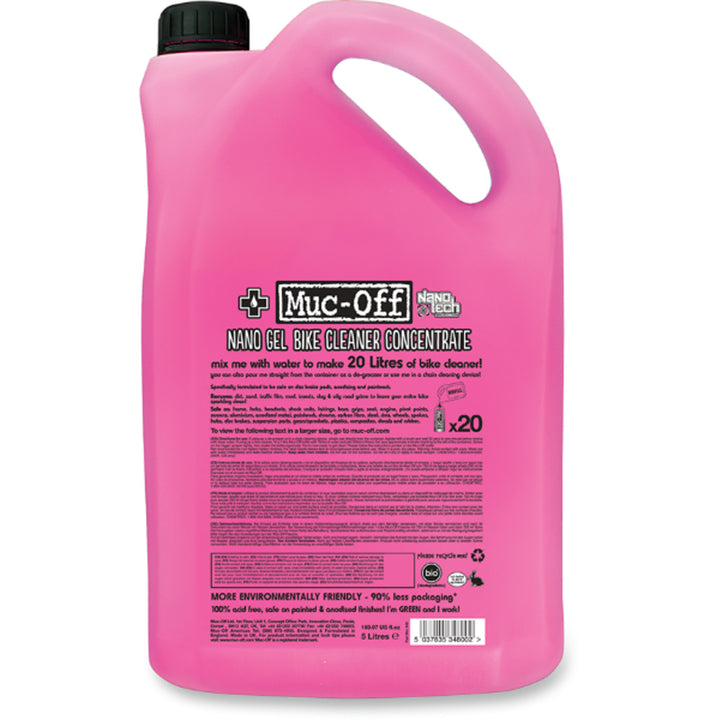 Muc-Off Bike Cleaner Concentrate 5L - Front View of Bottle