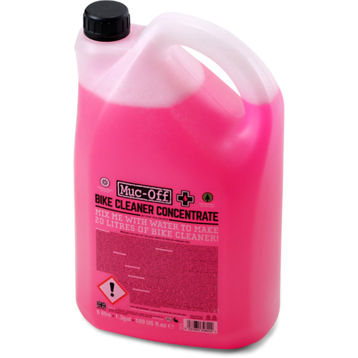 Muc-Off Bike Cleaner Concentrate 5L - Angled Front View of Bottle
