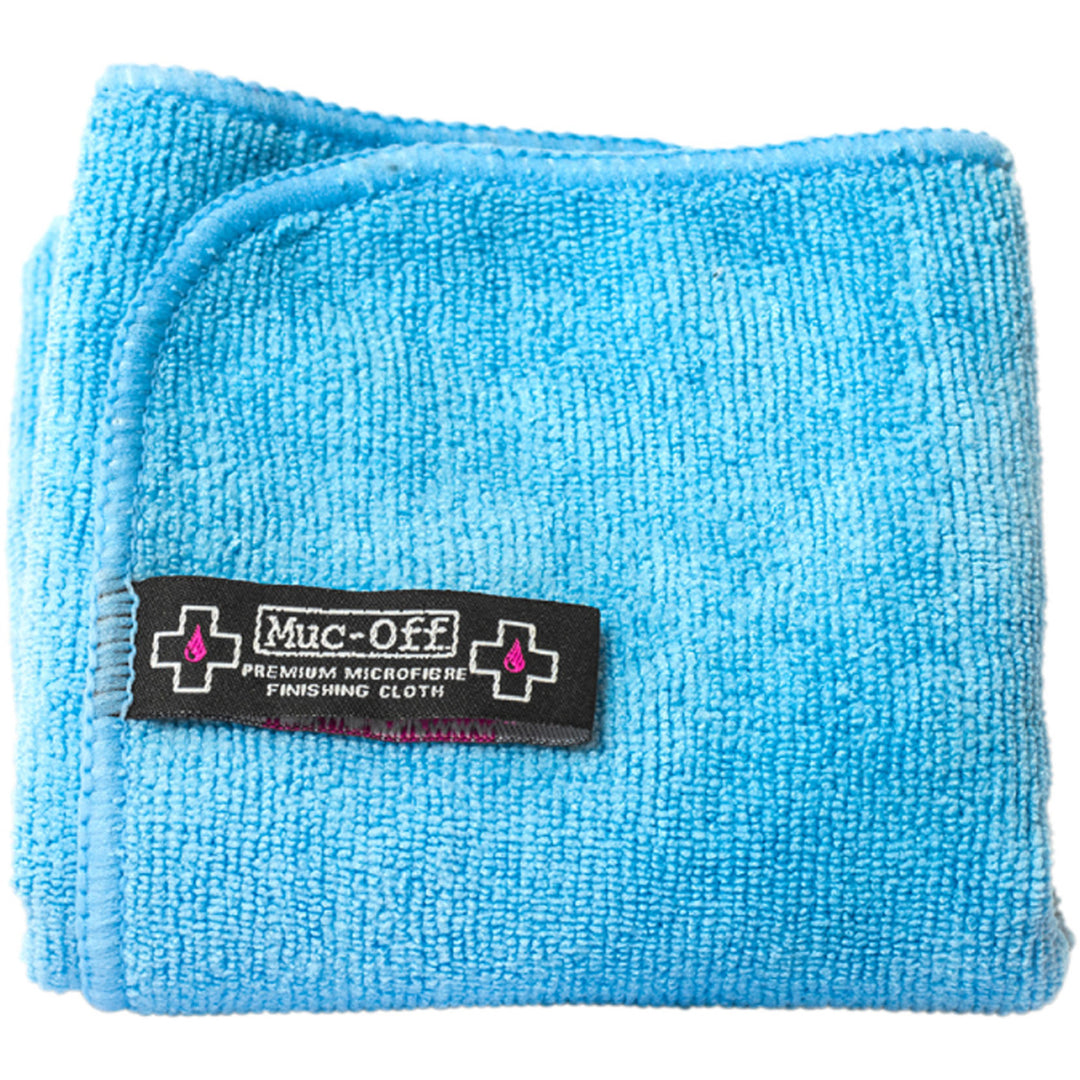 Muc-Off Microfiber Polishing Cloth - Top View of Folded Cloth