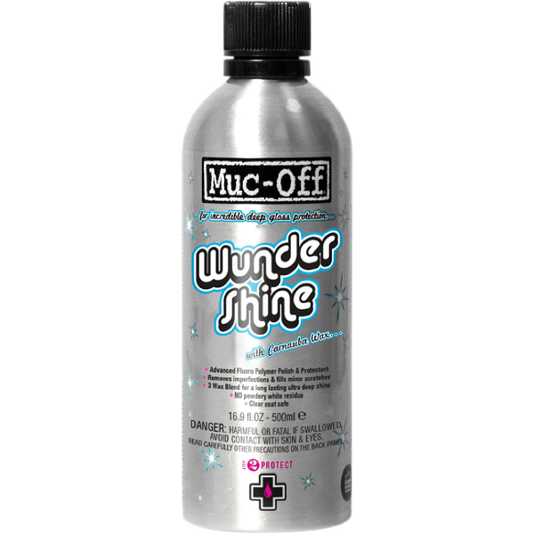 Muc-Off Wunder Shine Bike Wax - Front View of Bottle