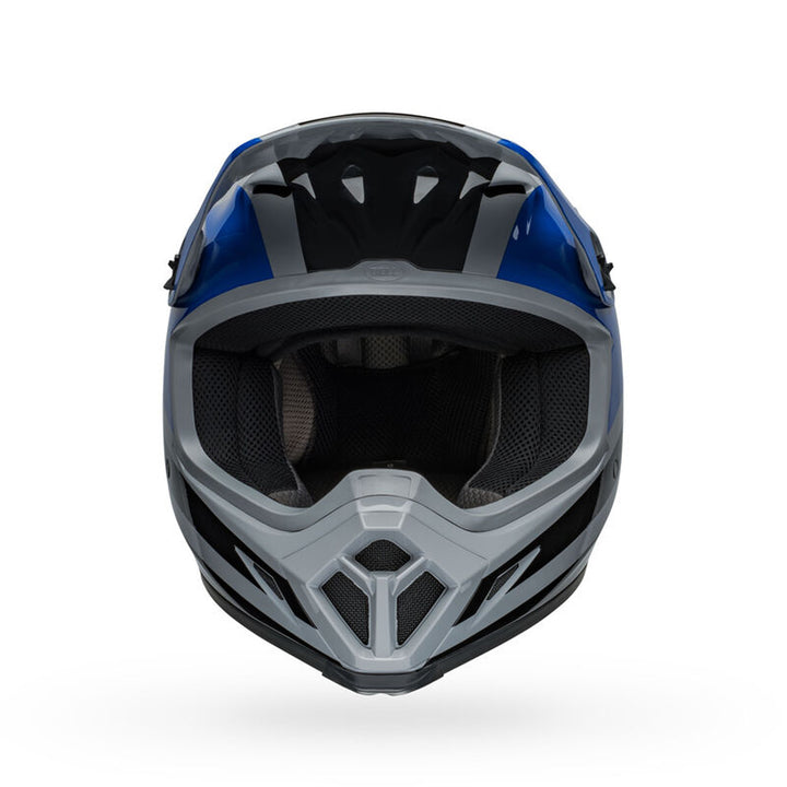 Bell MX-9 MIPS Alter Ego Helmet Gloss Blue - Front View