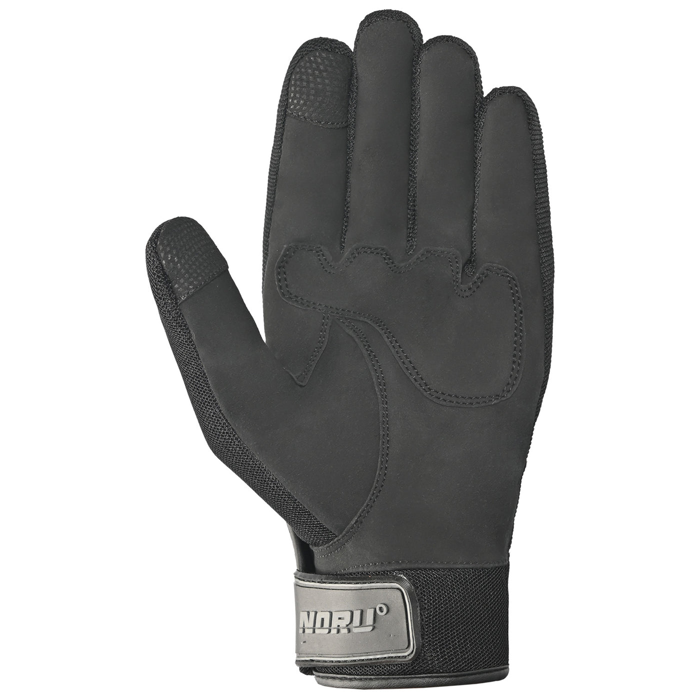 Noru Hakken Adventure Gloves Black - Palm View