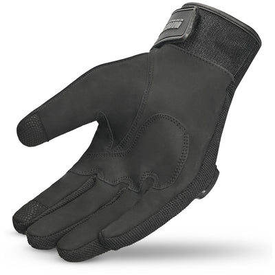 Noru Hakken Adventure Gloves Black - Palm Side View