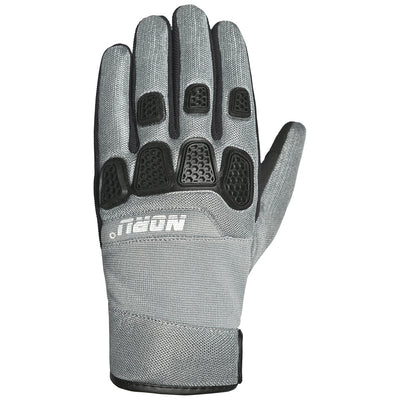 Noru Hakken Adventure Gloves Grey - Back of Hand View